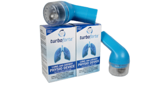 Turboforte lung expansion, breathing exerciser & mucus clearing device 