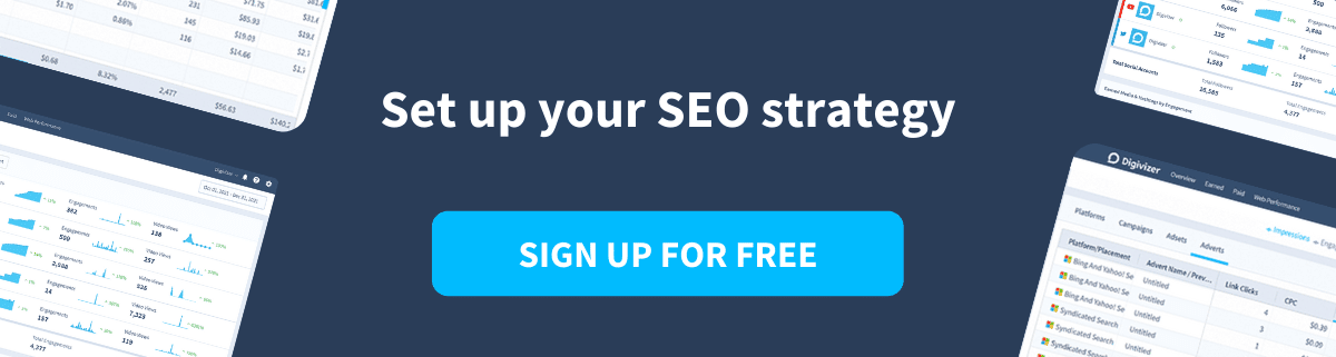 Set up your SEO strategy